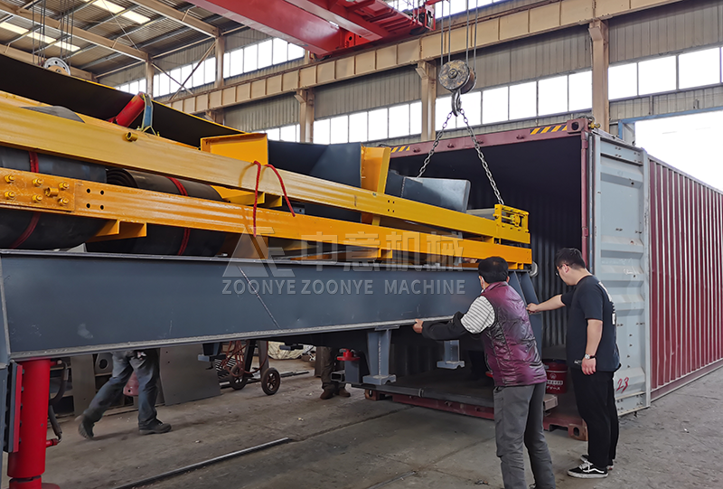 移動(dòng)式鵝卵石生產(chǎn)線車架