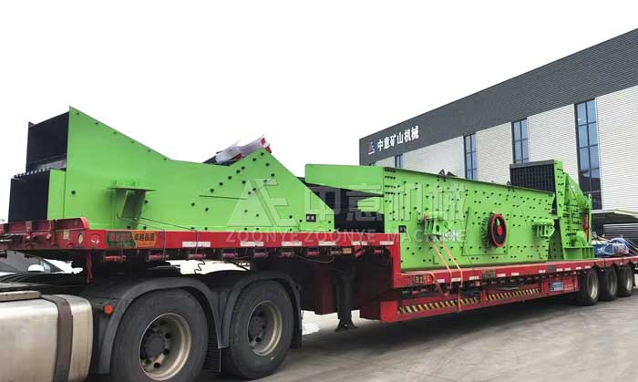 Zhongyi Machinery Decoration Garbage Crushing Screening Equipment Sent To The Customer Site